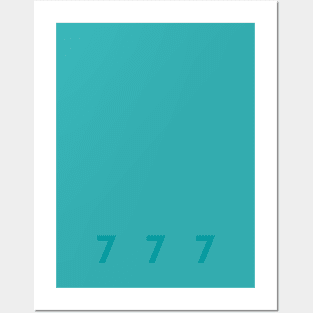 777 Angel Number Posters and Art